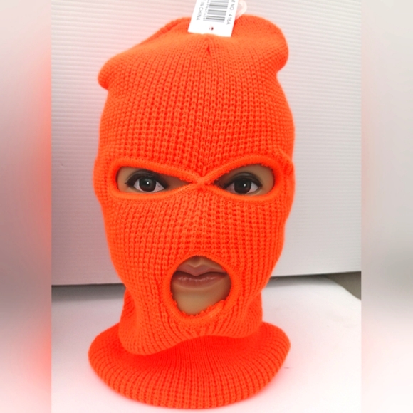 KNITTED 3 HOLE WINTER SKI MASK - Hat - Picture 9 of 16